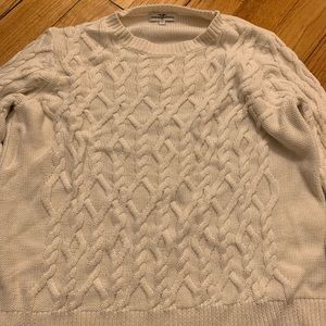 White Argyle Sweater